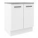 Balcão Armário de Cozinha 70 cm 2 Portas Branco Agata Madesa