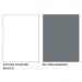 Balcão Armário de Cozinha 70 cm 2 Portas Branco/Cinza Agata Madesa