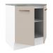 Balcão Armário de Cozinha 70 cm 2 Portas Branco/Crema Agata Madesa