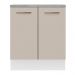 Balcão Armário de Cozinha 70 cm 2 Portas Branco/Crema Agata Madesa