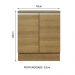 Balcão Armário de Cozinha 70 cm 2 Portas Rustic Glamy Madesa