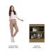 Balcão Armário de Cozinha 70 cm 2 Portas Rustic/Branco Glamy Madesa