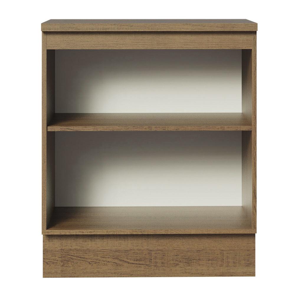 Balcão Armário de Cozinha 70 cm 2 Portas Rustic/Crema Agata Madesa