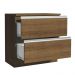 Balcão Armário de Cozinha 80 cm 2 Gavetas Rustic Glamy Madesa