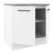 Balcão Armário de Cozinha 80 cm 2 Portas Branco Agata Madesa