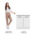 Balcão Armário de Cozinha 80 cm 2 Portas Branco Agata Madesa