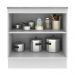 Balcão Armário de Cozinha 80 cm 2 Portas Branco/Crema Agata Madesa