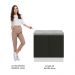 Balcão Armário de Cozinha 80 cm 2 Portas Branco/Preto Glamy Madesa
