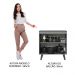 Balcão Armário de Cozinha 80 cm 2 Portas Com Pés Cinza Nice Madesa