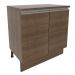 Balcão Armário de Cozinha 80 cm 2 Portas Rustic Glamy Madesa