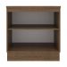 Balcão Armário de Cozinha 80 cm 2 Portas Rustic/Branco Agata Madesa