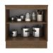 Balcão Armário de Cozinha 80 cm 2 Portas Rustic/Crema Agata Madesa