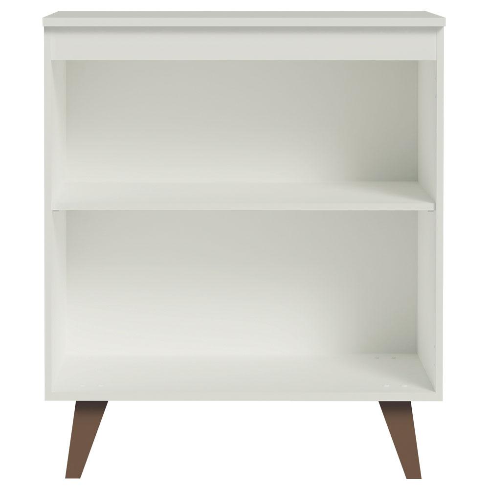 Balcão Armário de Cozinha Cantinho do Café 70 cm 2 Portas Branco Reims Madesa