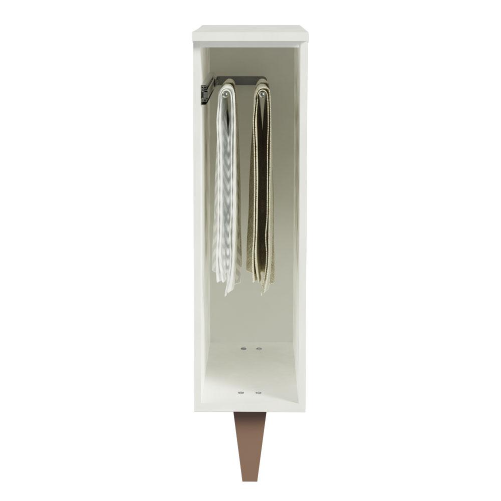 Balcão Armário de Cozinha Porta Pano Branco Reims Madesa
