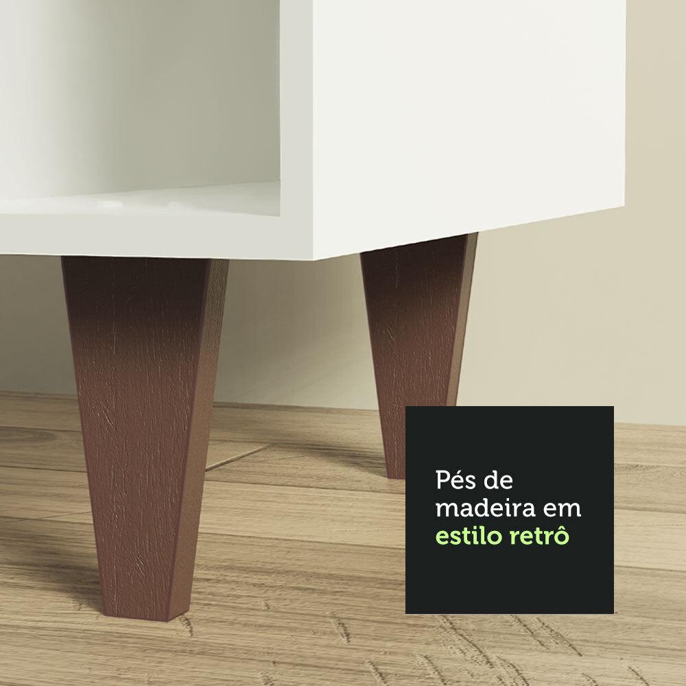 Balcão Armário de Cozinha Porta Pano Branco Reims Madesa