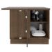 Balcão Armário de Cozinha de Canto 1 Porta Rustic Glamy Madesa