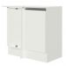 Balcão Armário de Cozinha de Canto 100% MDF com Tampo Branco Smart Madesa