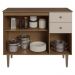 Balcão Gabinete 3 Portas 2 Gavetas Rustic/Crema Gourmet Madesa