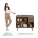 Balcão Gabinete com Pia 3 Portas e 2 Gavetas 105cm Rustic Gourmet Madesa