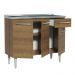 Balcão Gabinete com Pia Armário de Cozinha 3 Portas e 1 Gaveta 105cm Rustic Emilly Madesa