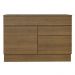 Balcão Gabinete de Pia 120 cm 1 Portas e 2 Gavetas (Com Tampo) Rustic Stella Madesa