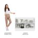 Balcão Gabinete de Pia Armário de Cozinha 100% MDF 120 cm 2 Portas Branco/Preto Acordes Madesa