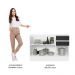 Balcão Gabinete de Pia Armário de Cozinha 100% MDF 120 cm 3 Portas 2 Gavetas Branco/Preto Acordes Madesa