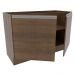 Balcão Gabinete de Pia Armário de Cozinha 120 cm 2 Portas Glamy Madesa