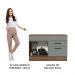 Balcão Gabinete de Pia Cozinha 120 x 60 cm 1 Porta 2 Gavetas Rustic/Cinza (Com Tampo) Agata Madesa