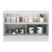 Balcão Gabinete de Pia Cozinha 2 Portas Branco/Crema Agata Madesa