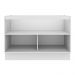 Balcão Gabinete de Pia Cozinha 2 Portas Branco/Crema Agata Madesa