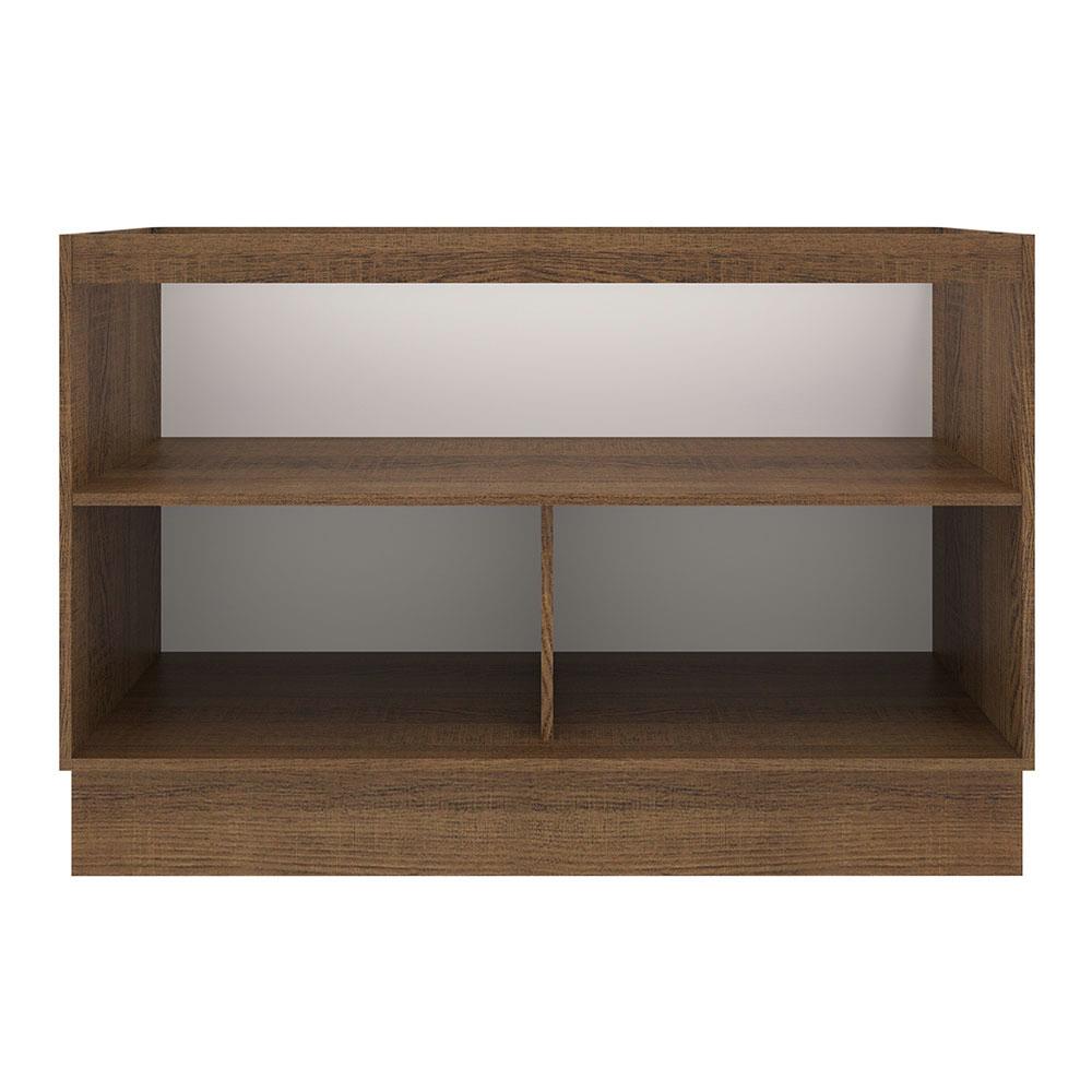 Balcão Gabinete de Pia Cozinha 2 Portas Rustic/Crema Agata Madesa