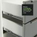 Balcão Gabinete de Pia Madesa Lux 120 cm 2 Portas 3 Gavetas - Branco/Cinza