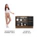 Balcão Gabinete de Pia Madesa Lux 120 cm 2 Portas 3 Gavetas - Rustic/Preto