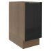 Balcão Madesa Lux 35 cm 1 Porta - Rustic/Preto