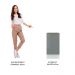 Balcão Madesa Lux 40 cm 1 Porta - Branco/Cinza