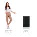 Balcão Madesa Lux 40 cm 1 Porta - Branco/Preto