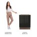 Balcão Madesa Lux 60 cm 1 Porta - Rustic/Preto