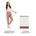 Balcão Madesa Lux 60 cm 1 Porta (Sem Tampo) - Rustic/Branco Veludo