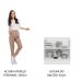 Balcão Madesa Lux 70 cm 2 Portas - Branco/Branco Veludo (Sem Tampo)