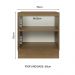 Balcão Madesa Lux 70 cm 2 Portas - Rustic/Branco Veludo (Sem Tampo)