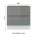 Balcão Madesa Lux 80 cm 2 Gavetas - Branco/Cinza