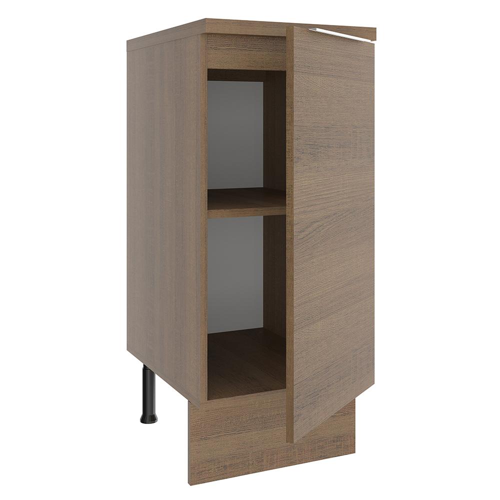 Balcão Madesa Stella 35 cm 1 Porta - Rustic