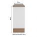 Balcão Madesa Stella 35 cm 1 Porta - Rustic/Branco