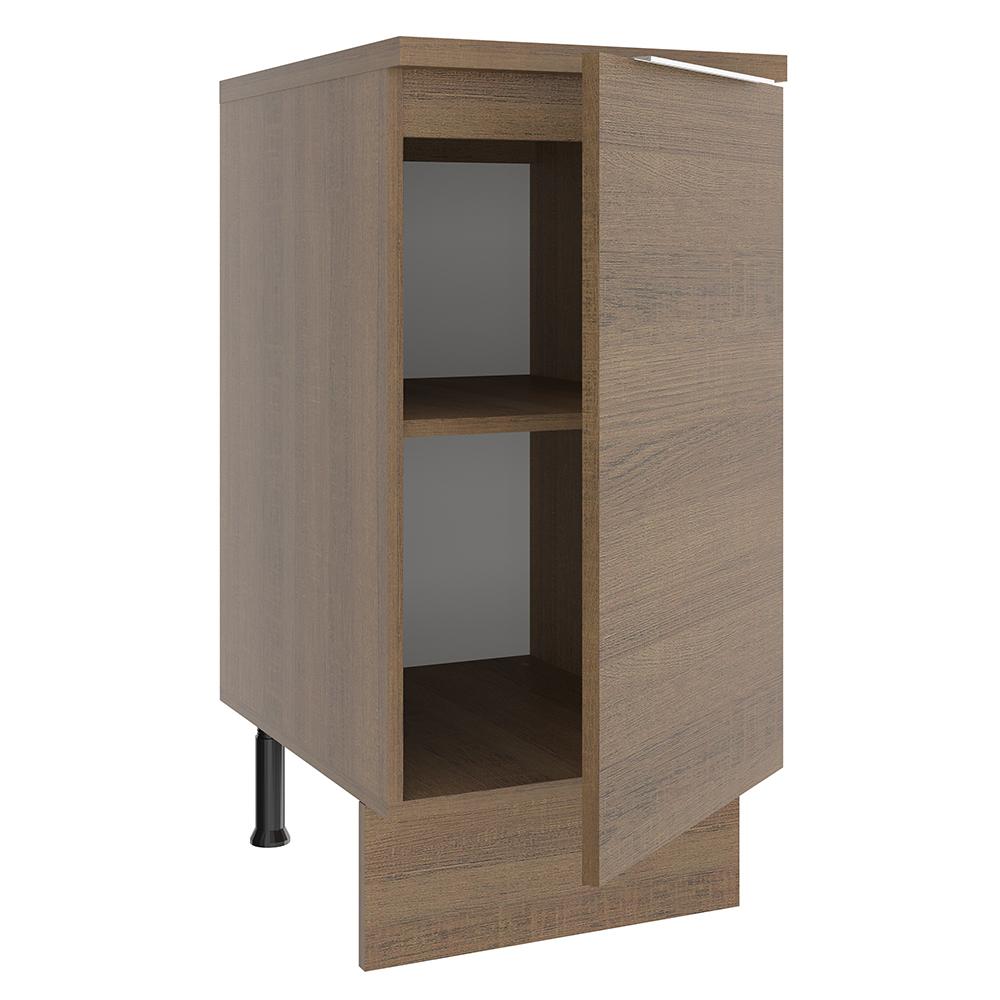 Balcão Madesa Stella 40 cm 1 Porta - Rustic