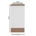 Balcão Madesa Stella 40 cm 1 Porta - Rustic/Branco
