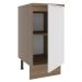 Balcão Madesa Stella 40 cm 1 Porta - Rustic/Branco