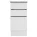 Balcão Madesa Stella 40 cm 3 Gavetas - Branco
