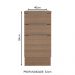 Balcão Madesa Stella 40 cm 3 Gavetas - Rustic