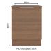 Balcão Madesa Stella 60 cm 1 Porta - Rustic